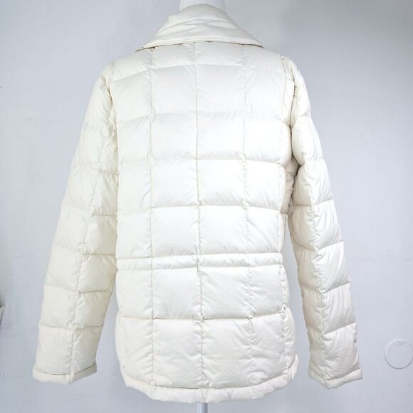 Ralph Lauren Off White Down Puffer Parka Coat Jacket - Picture 9 of 11